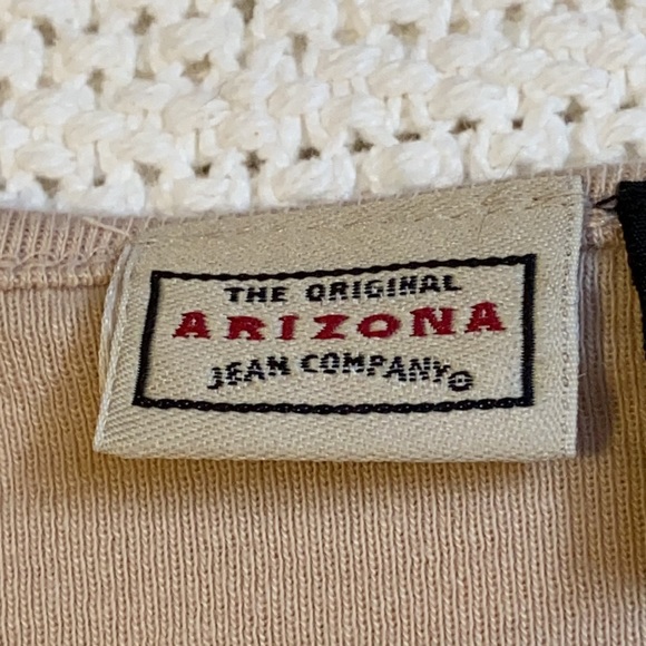 The original Arizona Jean company shirt, size small, beige in color - Picture 7 of 15